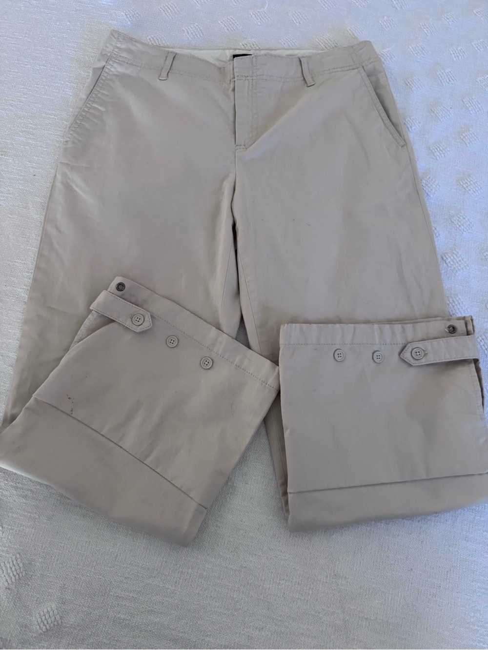 Gap Stretch wide leg adjustable leg pants -SZ 8